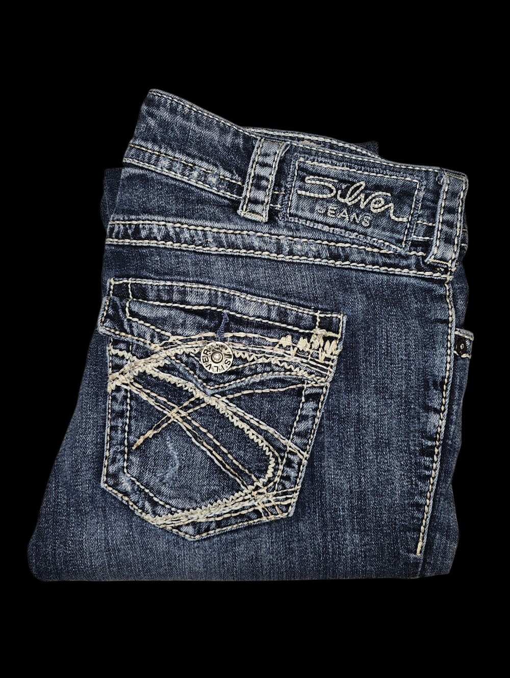 Silver Jeans Brand Dark Wash Cropped Women’s Jeans